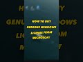 Buy Genuine Windows 10/11 Licenses Directly from Microsoft β