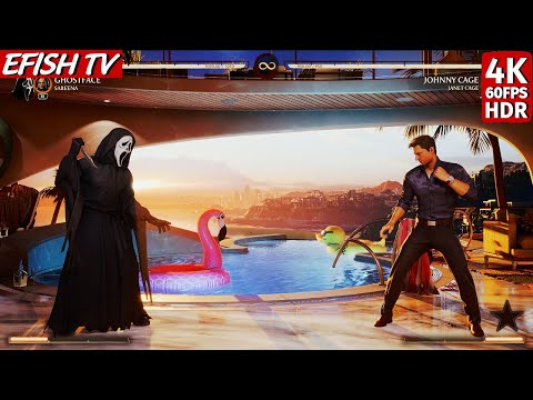 Ghostface vs Johnny Cage (Hardest AI) - Mortal Kombat 1