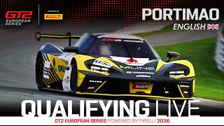 LIVE I Qualifying I Portimão I GT2 European Series pwd by Pirelli (English)