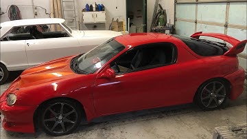 Turbo V6 Mazda MX3 with a Massive Boom System is in for Repairs