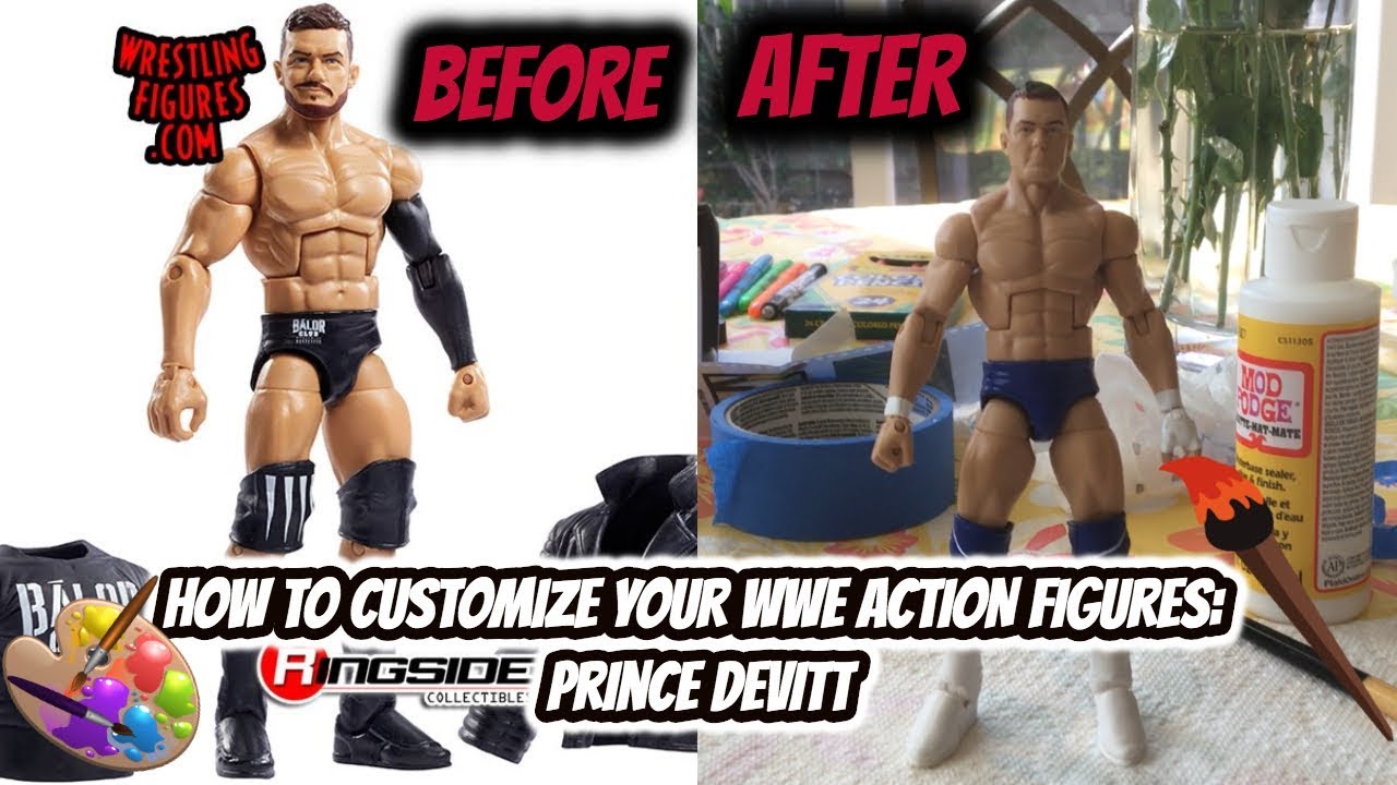 HOW CUSTOMIZE YOUR WWE ACTION FIGURES Prince Devitt (WWE Action