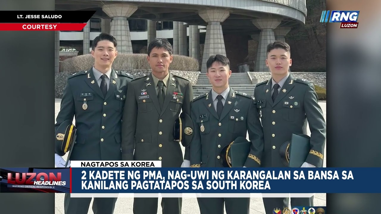 Двое курсантов Военной академии Филиппин принесли честь стране, окончив обучение в Южной Корее.