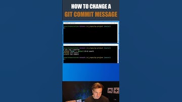 How to Change a Git Commit Message
