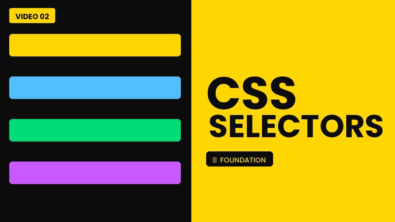 CSS Selectors Explained | Make Your Website Style Like a Pro - YouTube