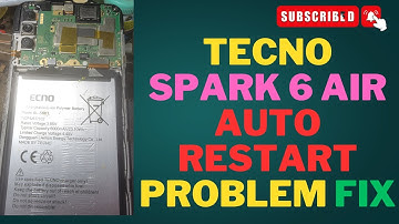 Tecno spark 6 air auto restart problem fix