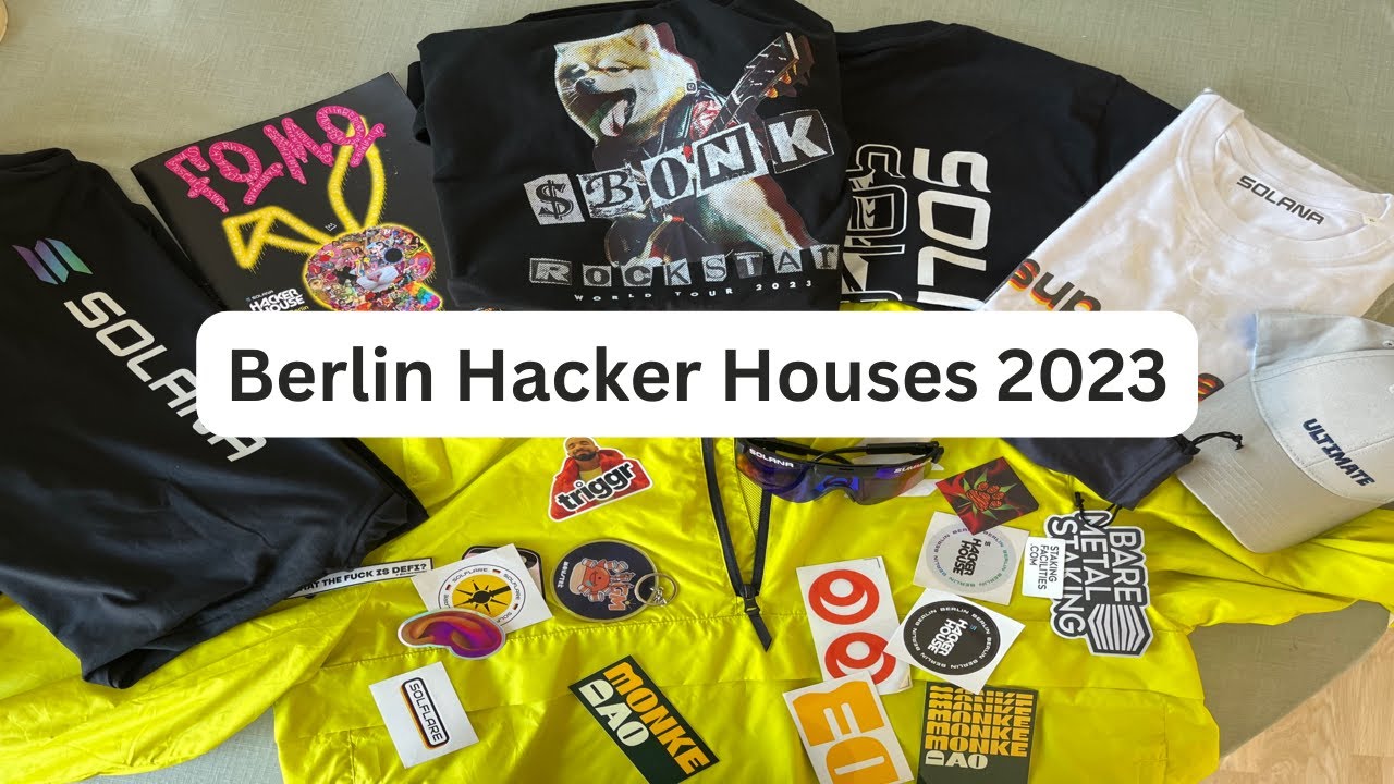 Solana Berlin Hacker Houses Merchandise Haul (31.08.23 - 03.09.23)