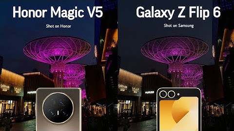 Honor Magic V5 vs Galaxy Z Flip 6 | Which Foldable Shoots Better