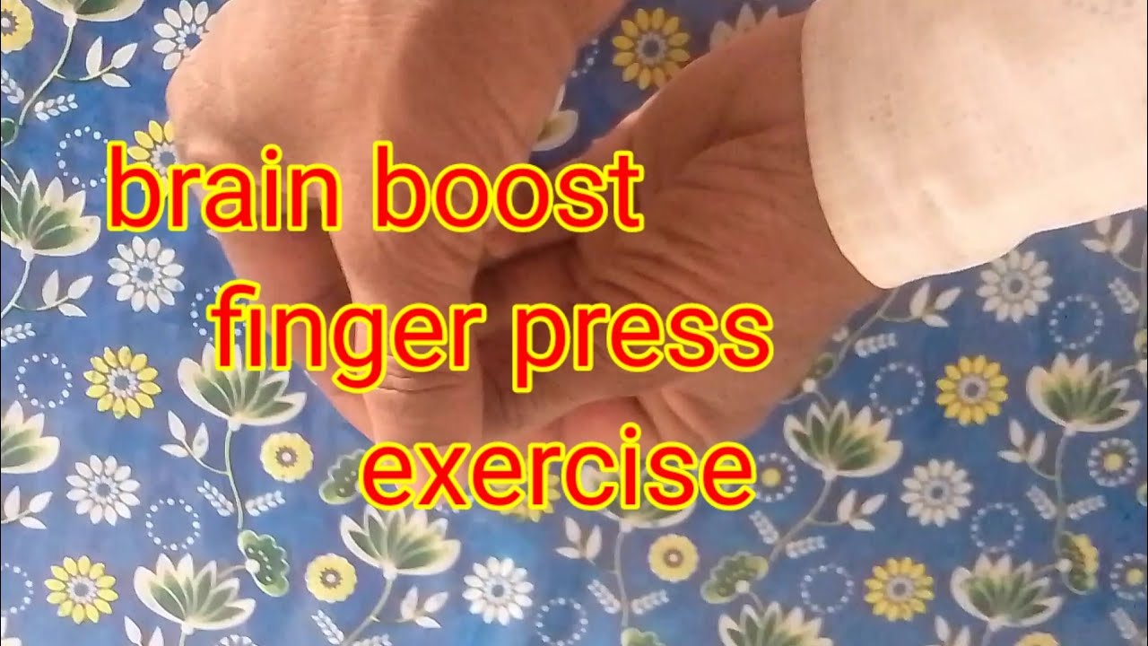 Brain Boost Finger Press Exercise for Focus and Memory