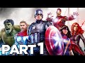 MARVEL'S AVENGERS Walkthrough Gameplay Part 1 - INTRO (2020 GAME)