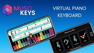 Muso Keys: Virtual Piano Keyboard screenshot 1