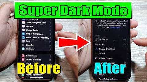 🔥 How to Set iPhone to SUPER DARK MODE 🌑 with iOS 18 Update