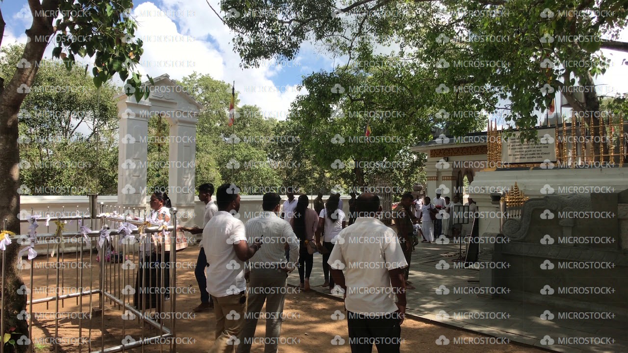 Anuradhapura, Sri Lanka, event in the temple 1 part