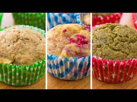 3 Healthy Muffins For Breakfast | Easy Muffin Recipe