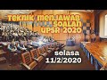 Teknik Menjawab Soalan UPSR 2020
