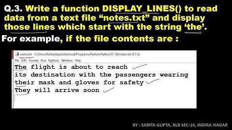 WORKING WITH TEXT FILES PART 3 4 Miscellaneous PROGRAMS