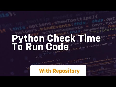 python check time to run code