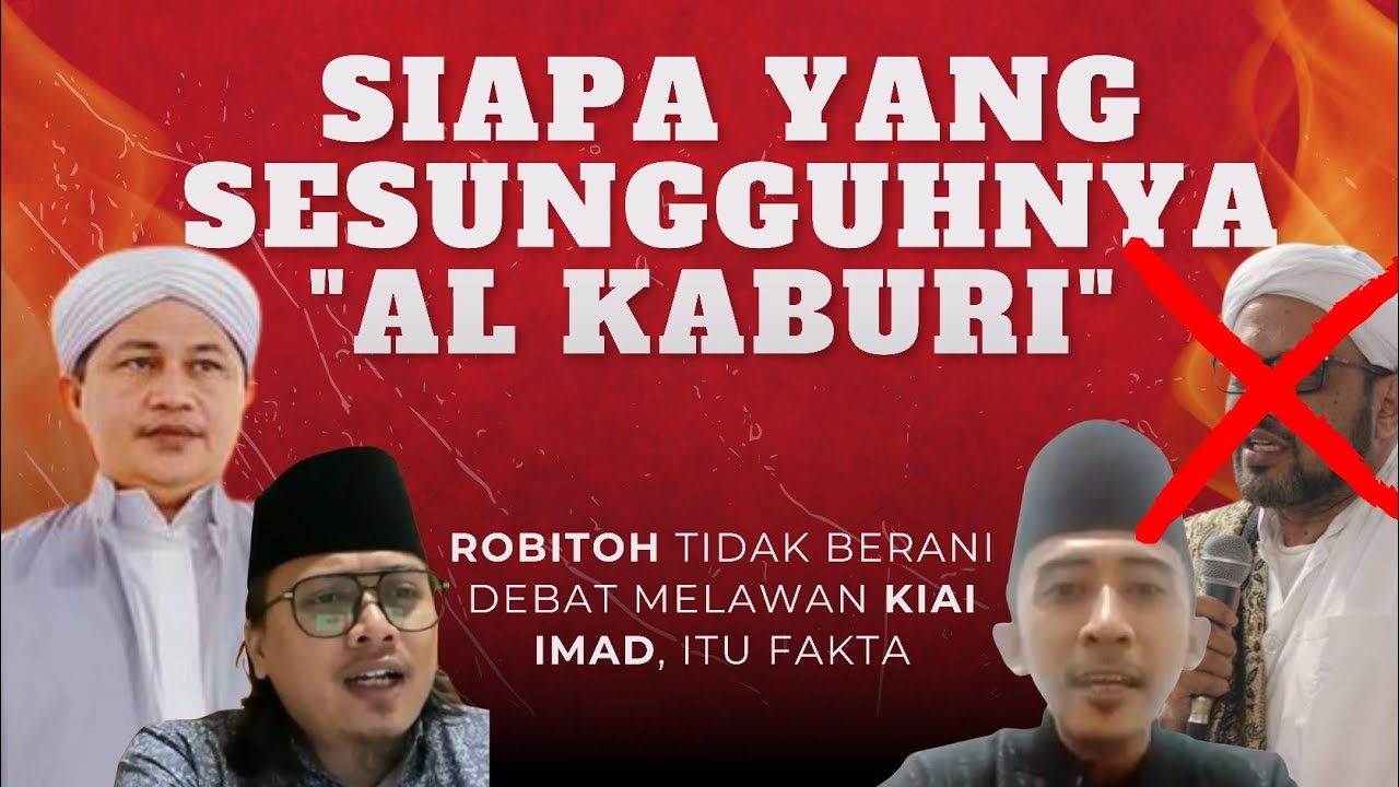 TAUFIK AL KABURI TIDAK BERANI DEBAT MELAWAN KIAI IMAD ‼️ KESAKSIAN PANITIA DEBAT NASAB YANG FAILED‼️