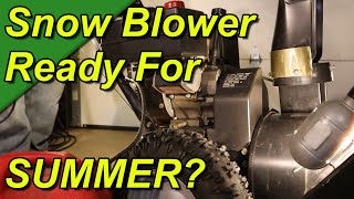 How to Prepare Your Snow Blower for Summer Storage. Demonstrated on my NOMA snowthrower.