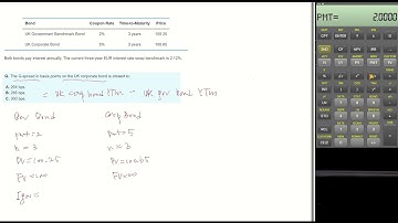 G-spread - CFA Level1 practice question
