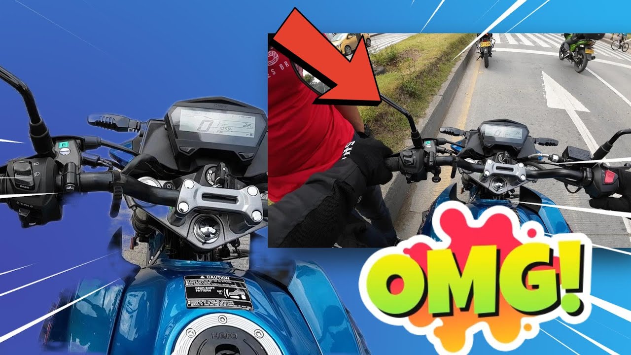 Probando la Hero Hunk 150 XT... ¡Y de repente se apagó en la vía! 😨