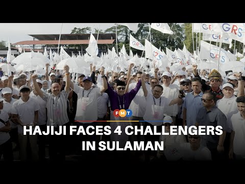 Hajiji faces 4 challengers in Sulaman