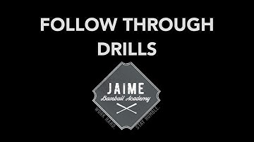 Pitching: Follow Through Drills