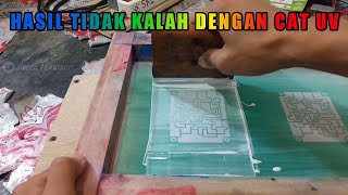 CARA SABLON PCB DENGAN SCREEN SABLON