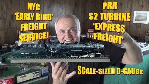 K-Line NYC J1e Hudson Lionel PRR S2 Turbine Freight Express HD