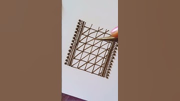 mehndi border design/ henna pattern design  tutorials part 44