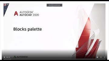 blocks palette -AutoCAD 2020