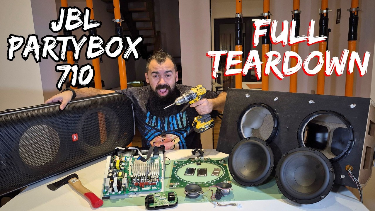 JBL Partybox 710 Full Teardown - YouTube