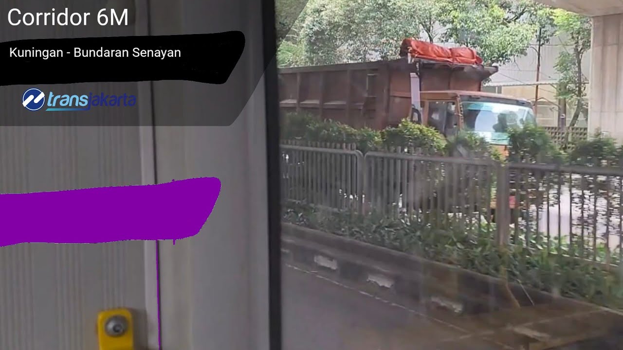 Trip Transjakarta Corridor 6M (Kuningan - Bundaran Senayan) 