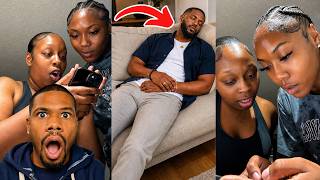 Her & Her Friend Went Through Her Man’s Phone While He Was Sleep On The Couch & Seen Him Cheating