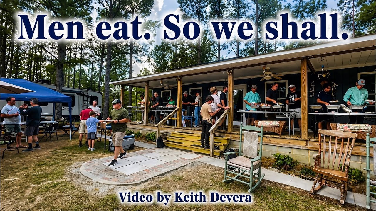 Men like to eat. And so we shall at the men’s retreat. Thanks Keith Devera and team!