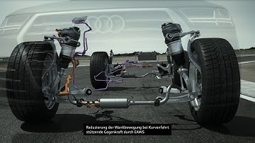 Audi SQ7 TDI   Animation elektromechanische aktive Wankstabilisierung