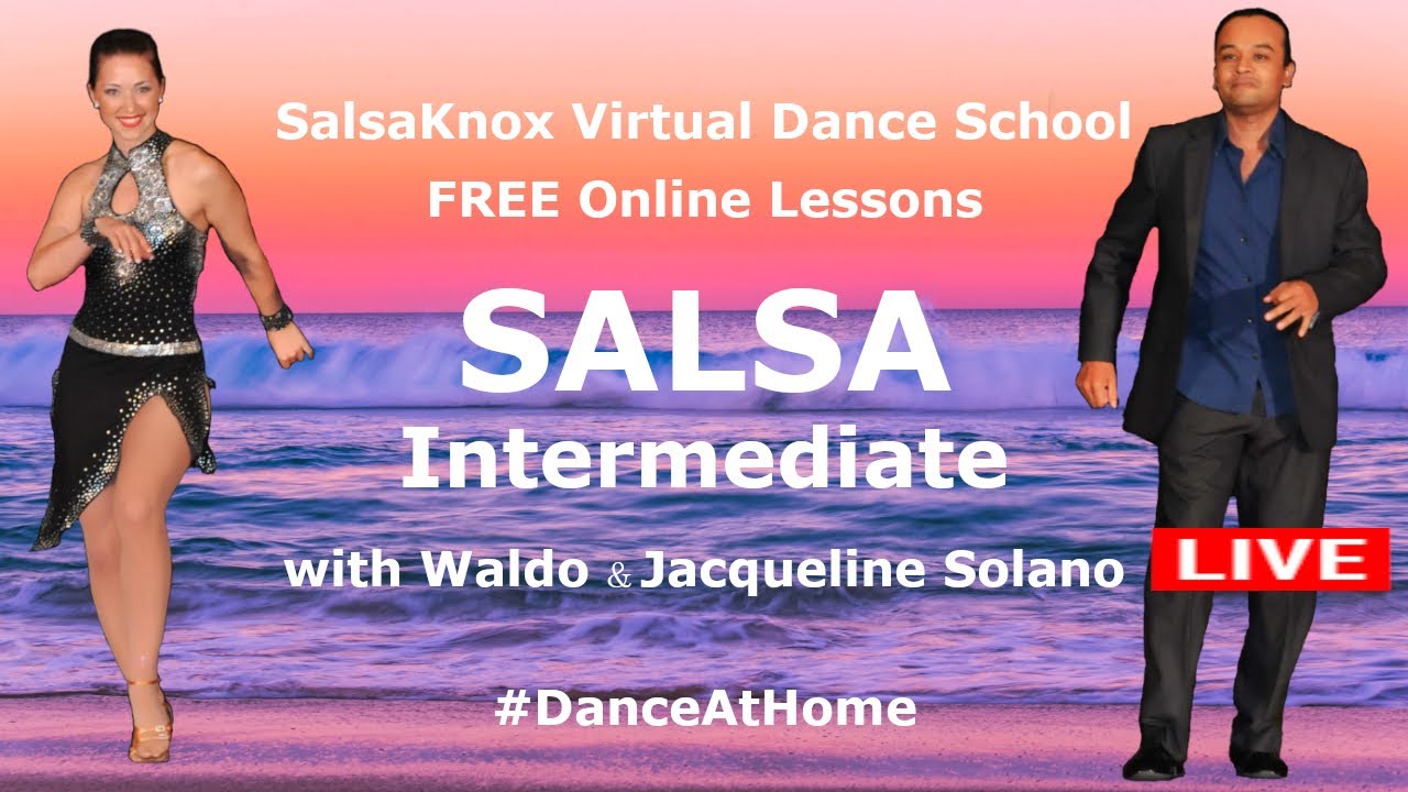 Salsa Dancing FREE Online Lesson for Intermediate 💃💻🕺