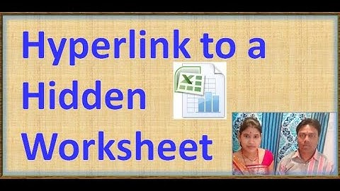 How To Hyperlink to a Hidden Worksheet - Excel VBA, Hyperlink to a Hidden Worksheet, excel,