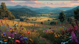 🎨 Meadow Soundtrack & Art — A Journey Through Nature’s Canvas | Relaxing Acoustic & Orchestral Music