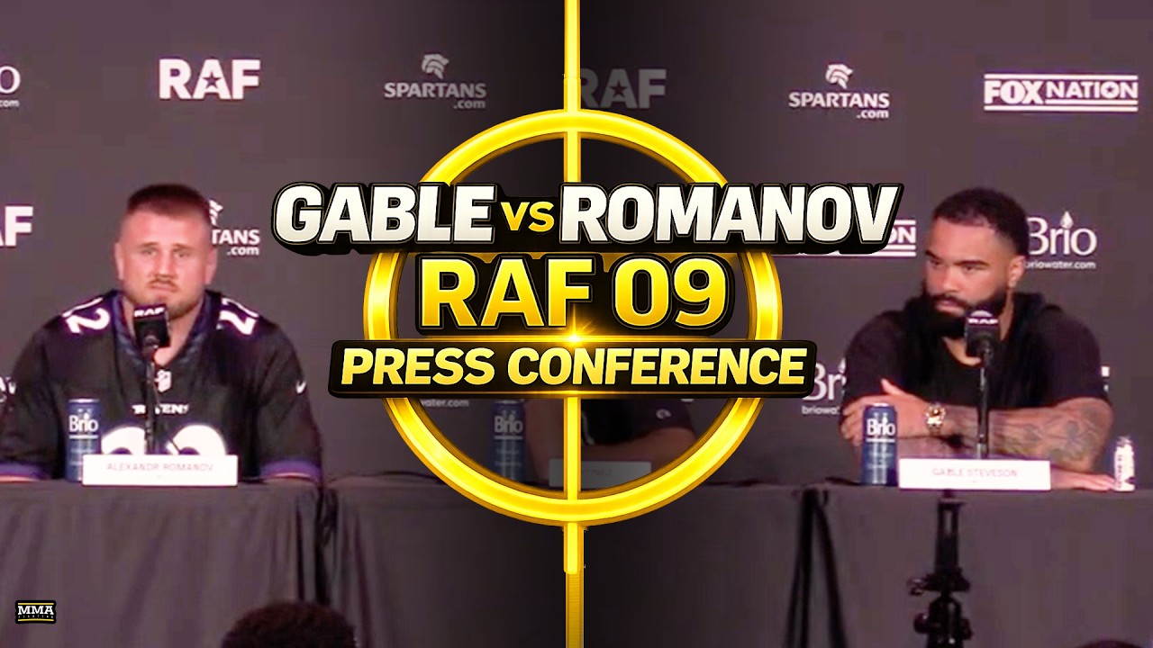 Gable Steveson vs Alexandr Romanov RAF 09 Press Conference | MMA Fighting