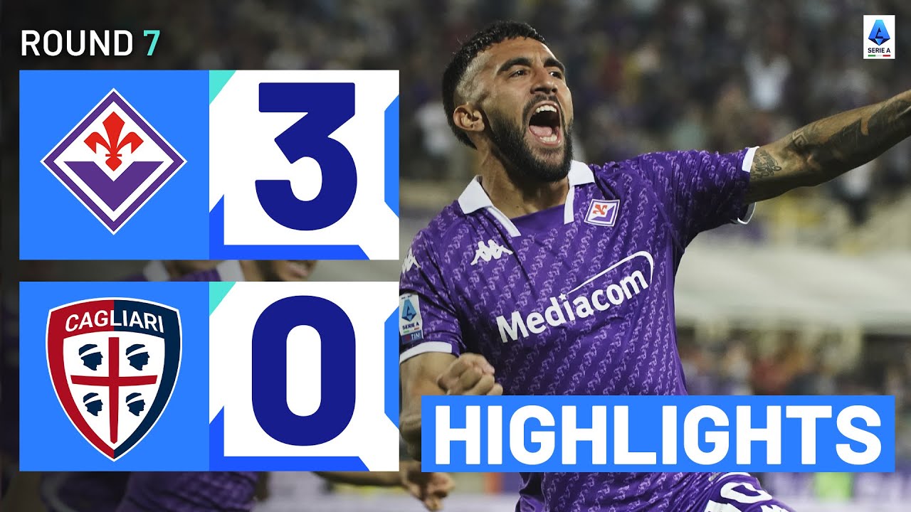 Fiorentina-Cagliari 3-0 | La Viola go third in the standings: Goal & Highlights | Serie A 2023/24