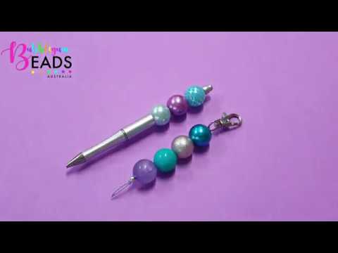 Beaded Pen Tutorial  Bubble Gum Beads 