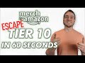 Escaping Amazon Merch Tier 10 in 60 Seconds ⏰ (DO THIS!)