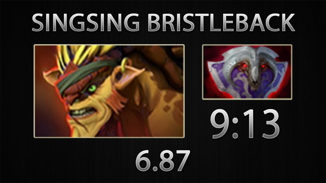 Dota 2 Bristleback Fast Farm - SingSing - Vanguard - 