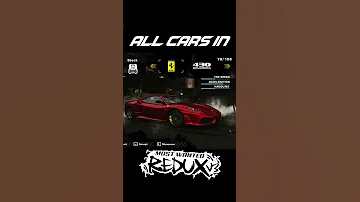 All Cars In NFS Most Wanted REDUX V3 7 Shorts Nfs Needforspeed Mostwanted Reduxmod Nfsmwmods 