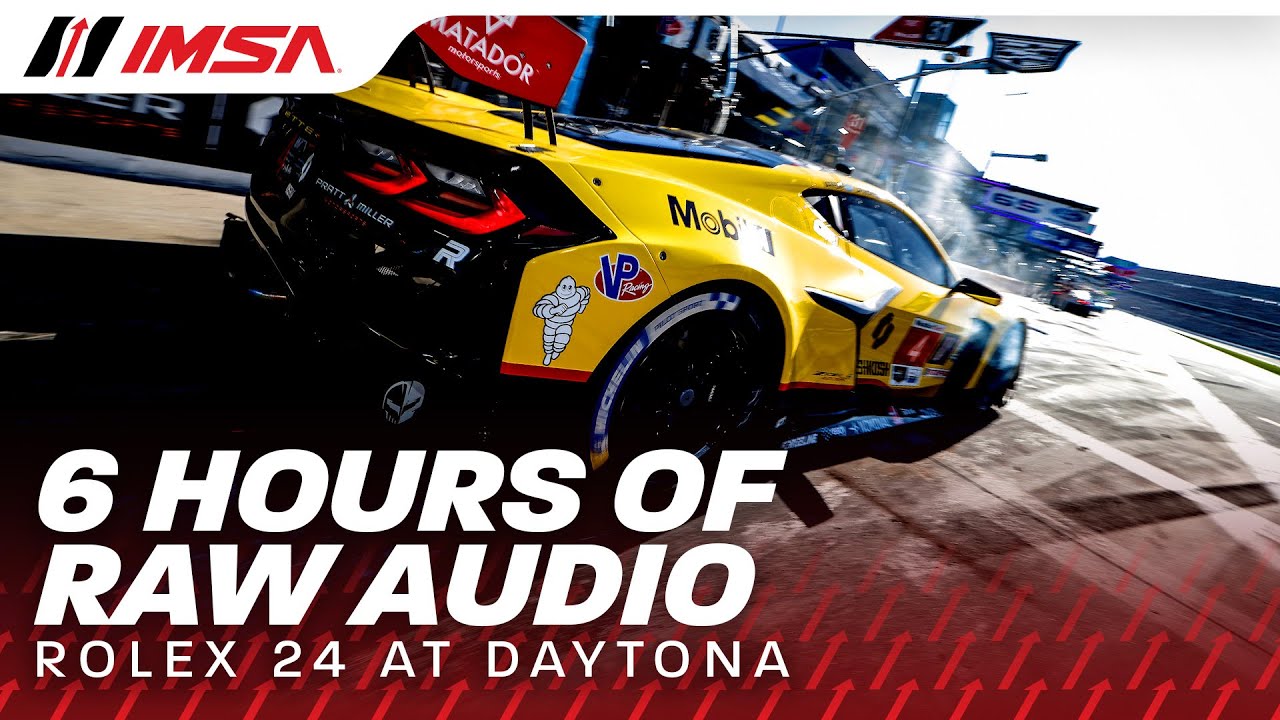 6 Hours of Pure Engine and Ambient Track Noises | 2026 IMSA Rolex 24 at Daytona, ASMR Edition