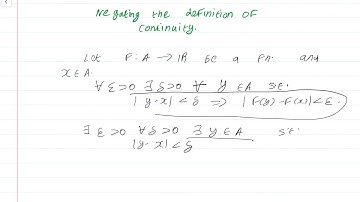 Real Analysis Lecture 14 Part 3: Negating continuity