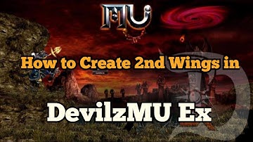 How to create 2nd wings in DevilzMU