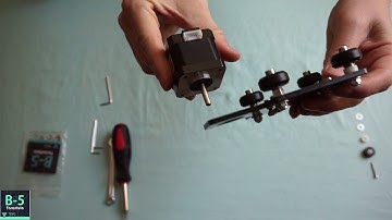 Tevo Tarantula Assembly - Step 9 - Z Axis Block - Right Side with Motor