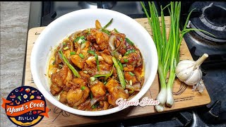 Resep ayam goreng saus inggris. 