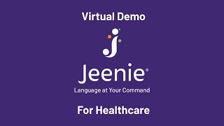 Jeenie for Healthcare: Virtual Demo screenshot 2